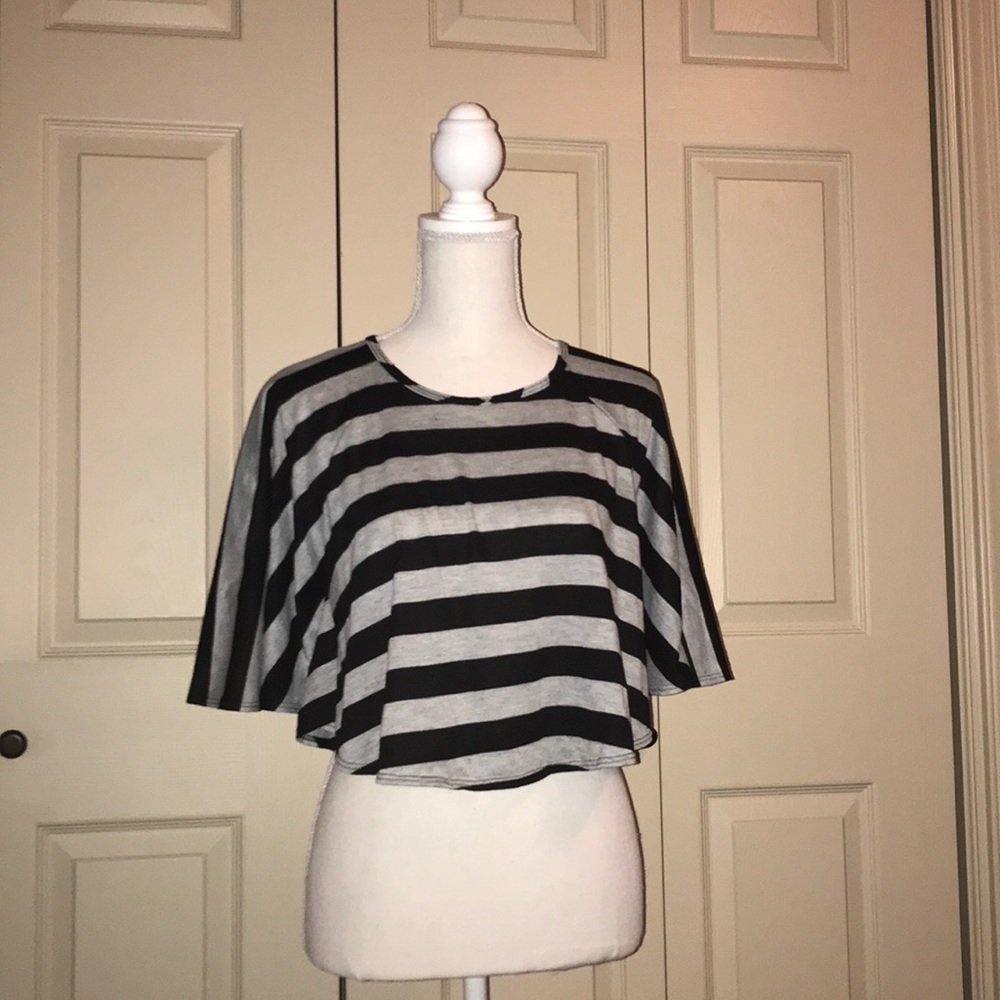 Black and gray shirt